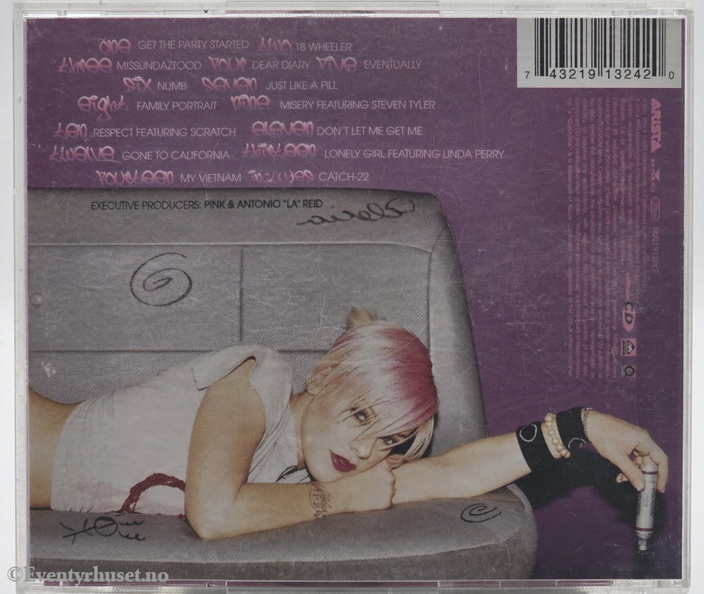 P!nk. 2001. M!ssundaztood. CD.