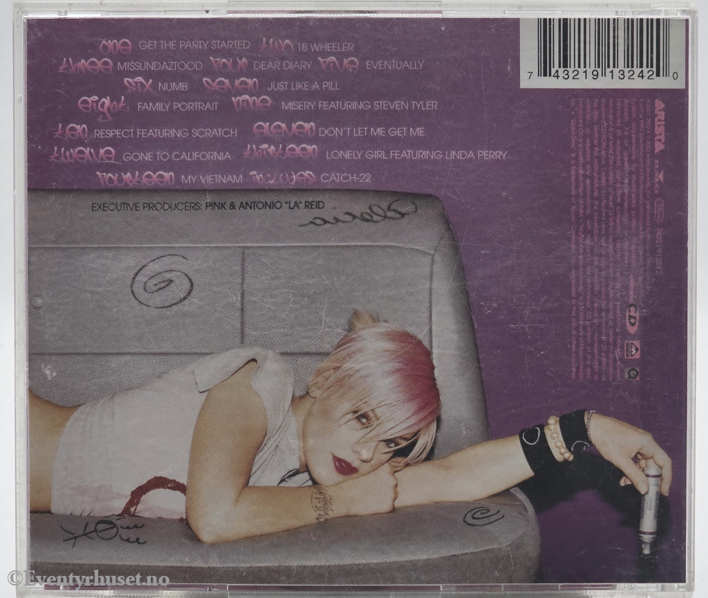 P!nk. 2001. M!ssundaztood. CD.