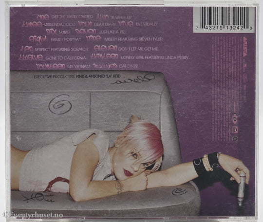 P!nk. 2001. M!ssundaztood. CD.