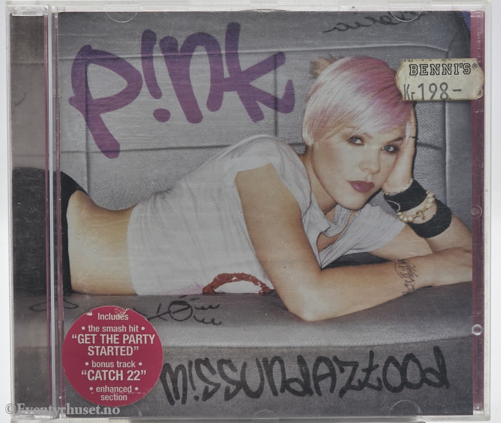 P!nk. 2001. M!ssundaztood. CD.