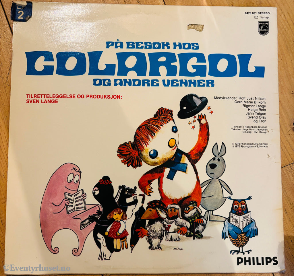 På besøk hos Colargol og andre venner. 1976. LP. LP Plate