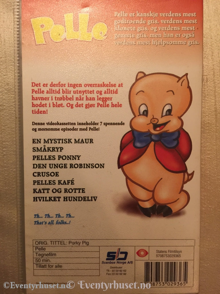 På Eventyr Med Pelle. Vhs. Vhs