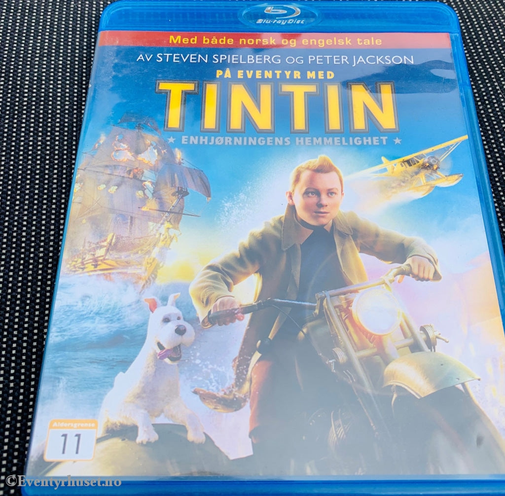 På Eventyr Med Tintin. Blu-Ray. Blu-Ray Disc