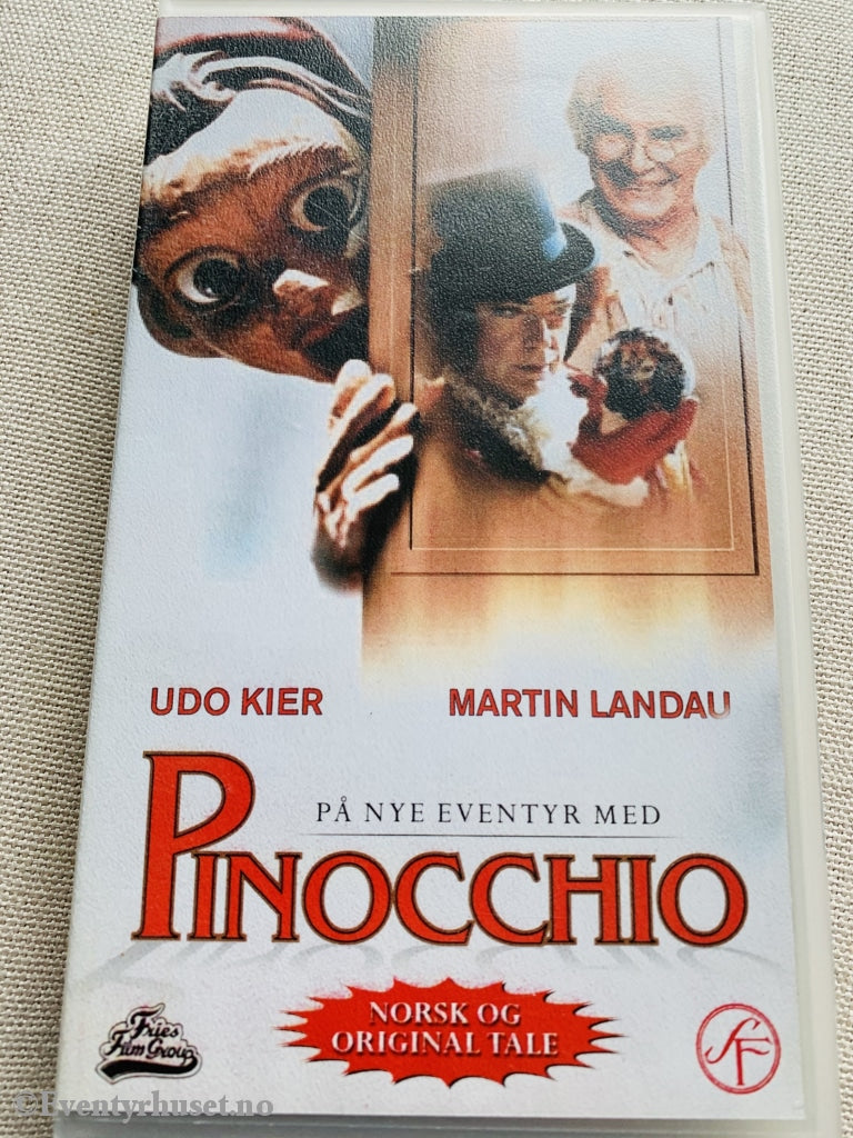 På Nye Eventyr Med Pinocchio. 1999. Vhs. Vhs