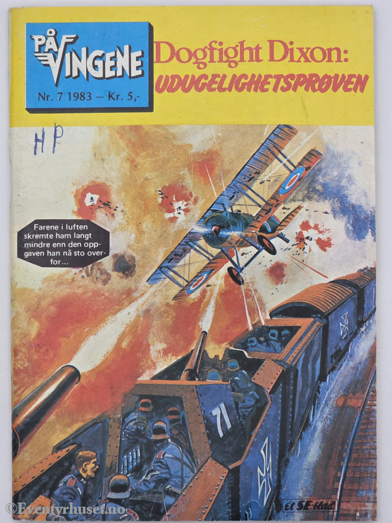 På Vingene, nr. 7 1983. Dogfight Dixon: Udugelighetsprøven. Hefte.