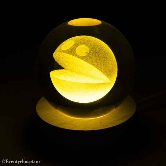 Pac-Man Lamp Crystal Ball 8 cm Home & Gifts