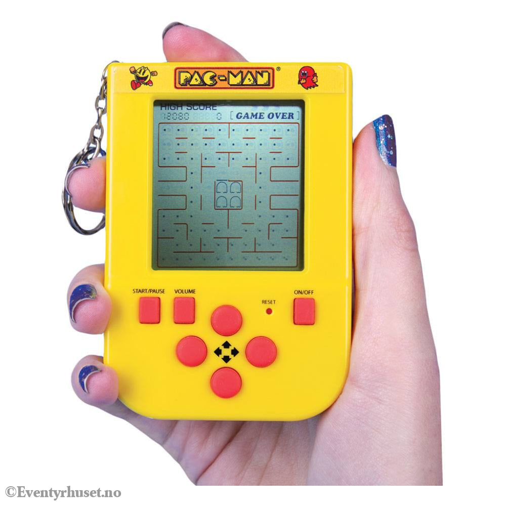 Pac-Man Mini Retro Handheld Video Game Keychain Home & Gifts