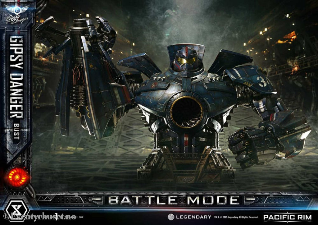 Pacific Rim Life Size Bust 1/1 Gipsy Danger Battle Mode 75 cm Collectibles