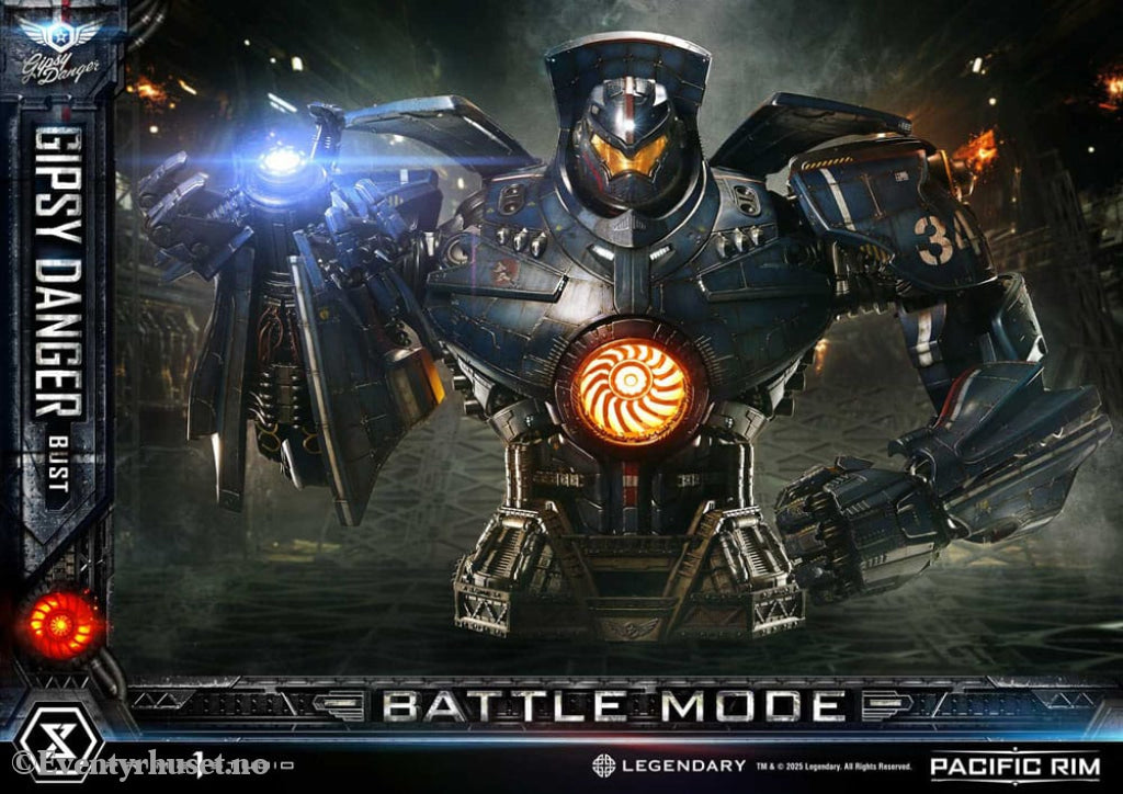 Pacific Rim Life Size Bust 1/1 Gipsy Danger Battle Mode 75 cm Collectibles