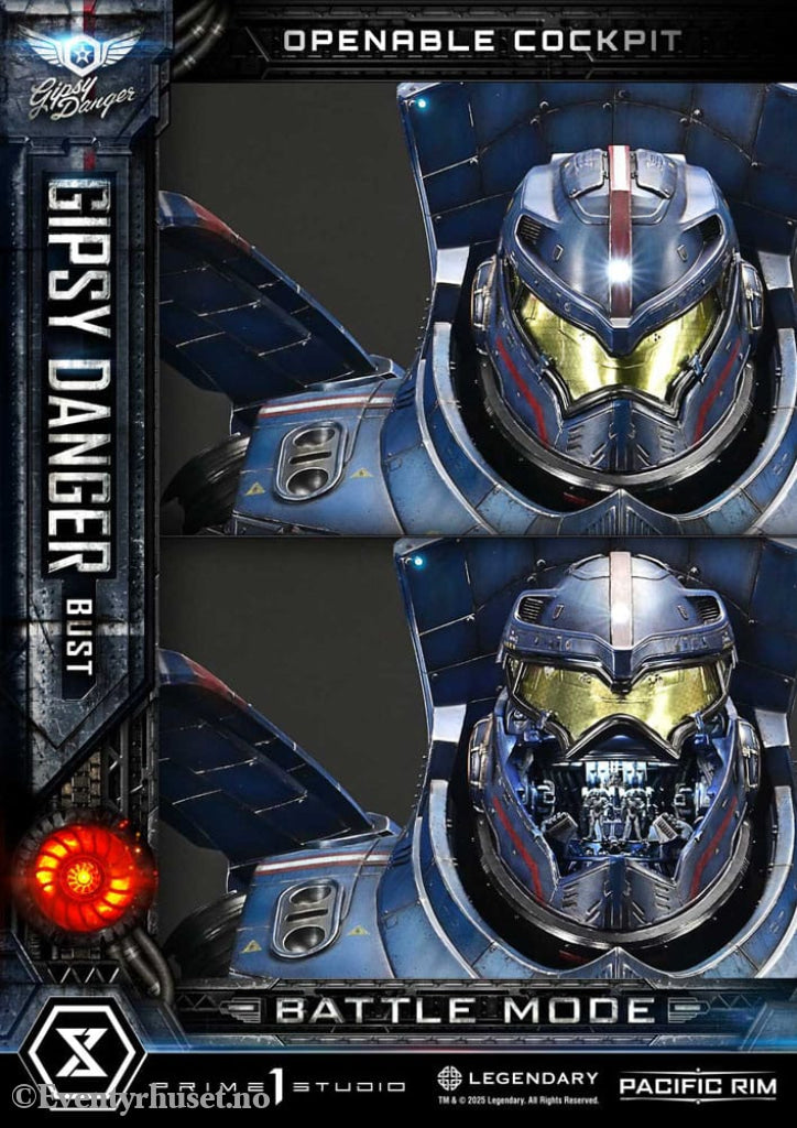 Pacific Rim Life Size Bust 1/1 Gipsy Danger Battle Mode 75 cm Collectibles