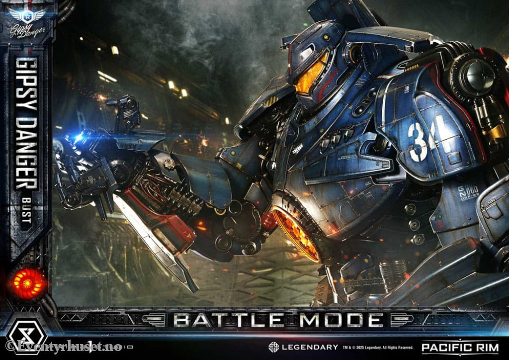 Pacific Rim Life Size Bust 1/1 Gipsy Danger Battle Mode 75 cm Collectibles