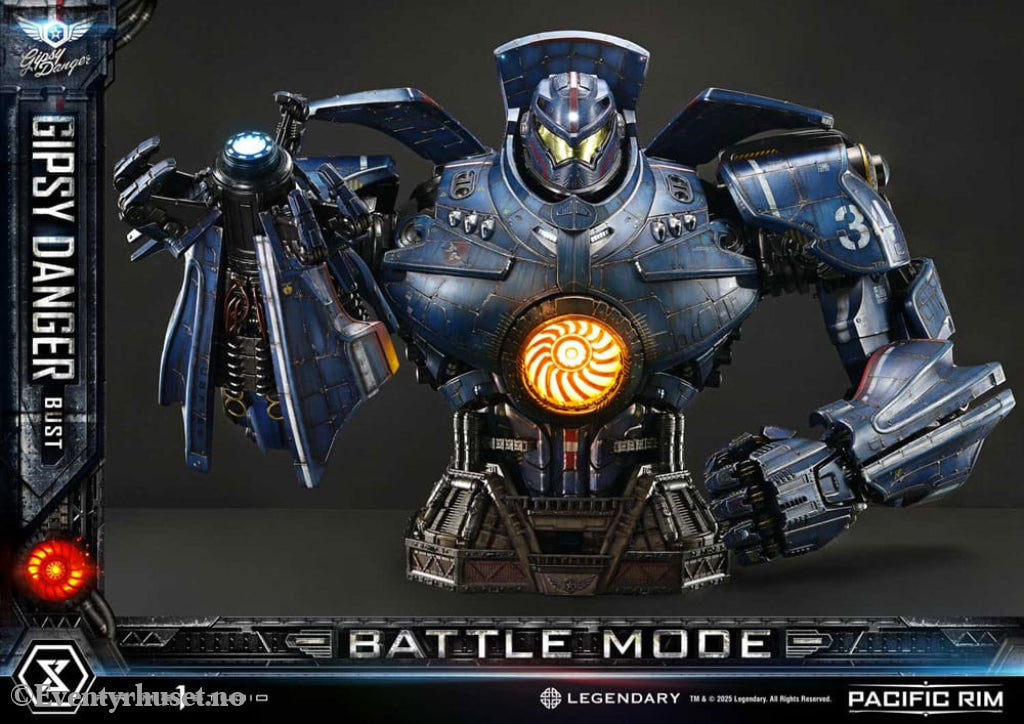 Pacific Rim Life Size Bust 1/1 Gipsy Danger Battle Mode 75 cm Collectibles