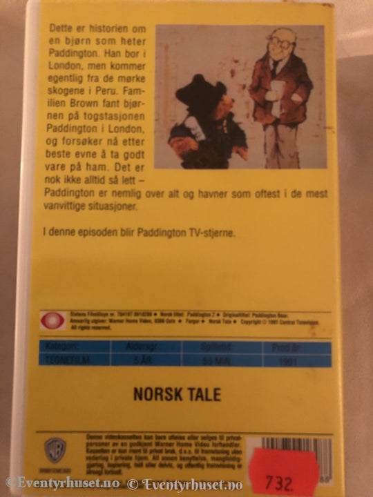 Paddington 2. Som Tv Stjerne. Vhs. Vhs