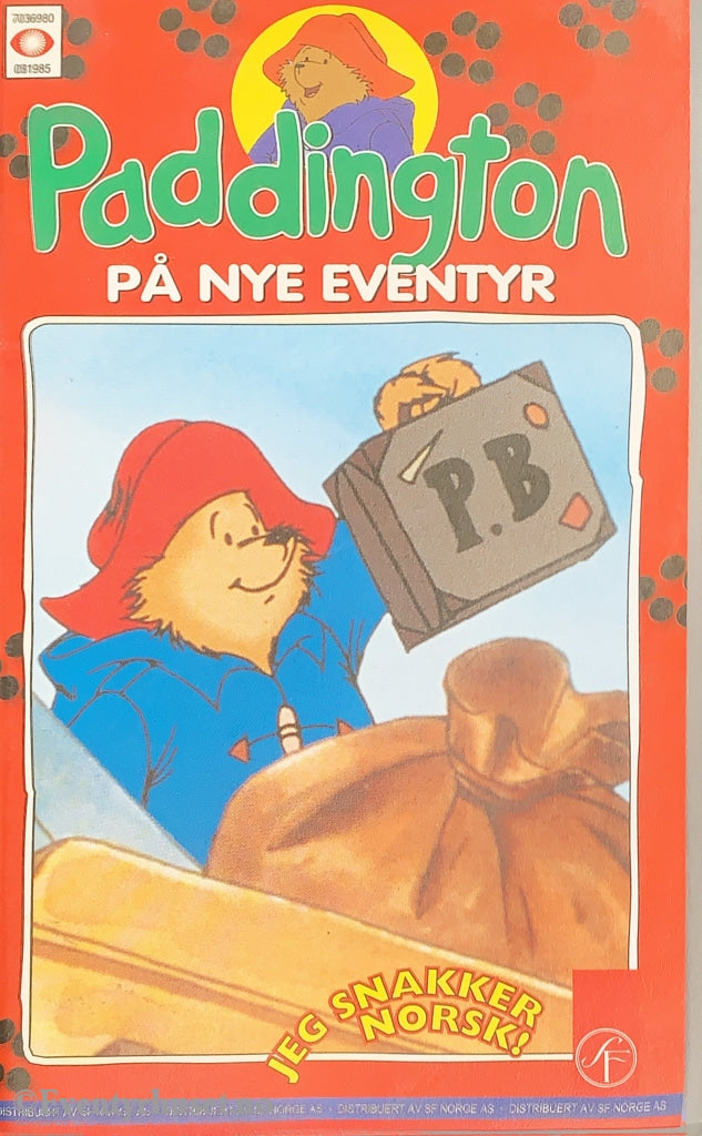 Paddington På Nye Eventyr. 1994. Vhs. Vhs