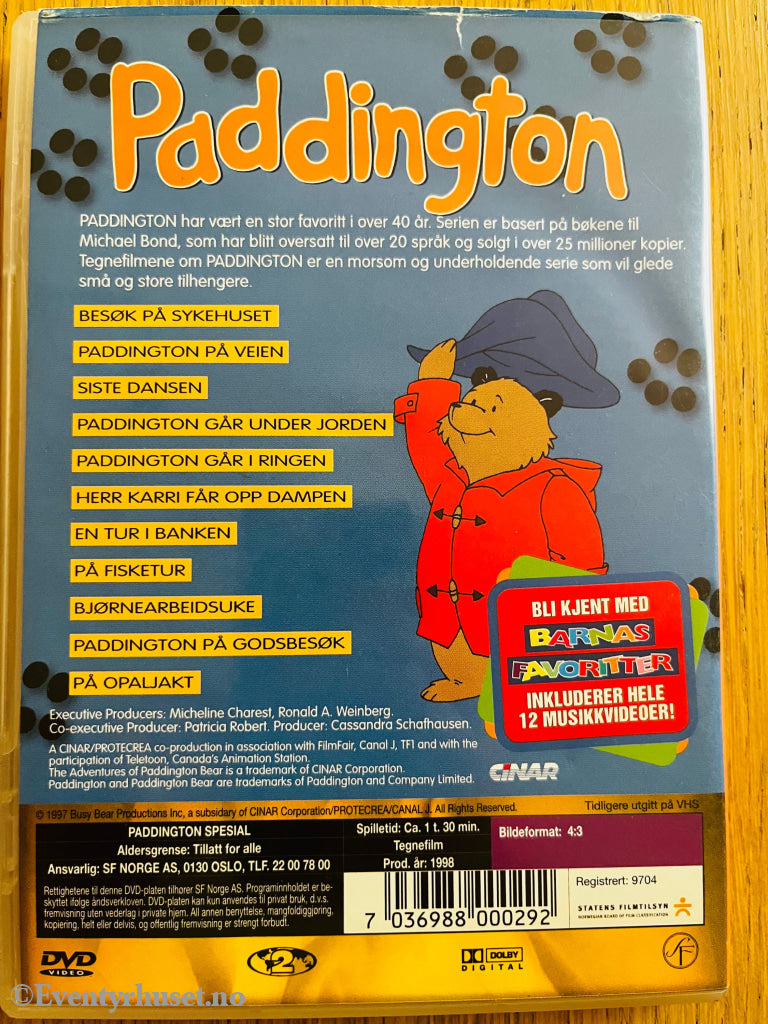 Paddington Spesial 2003 DVD
