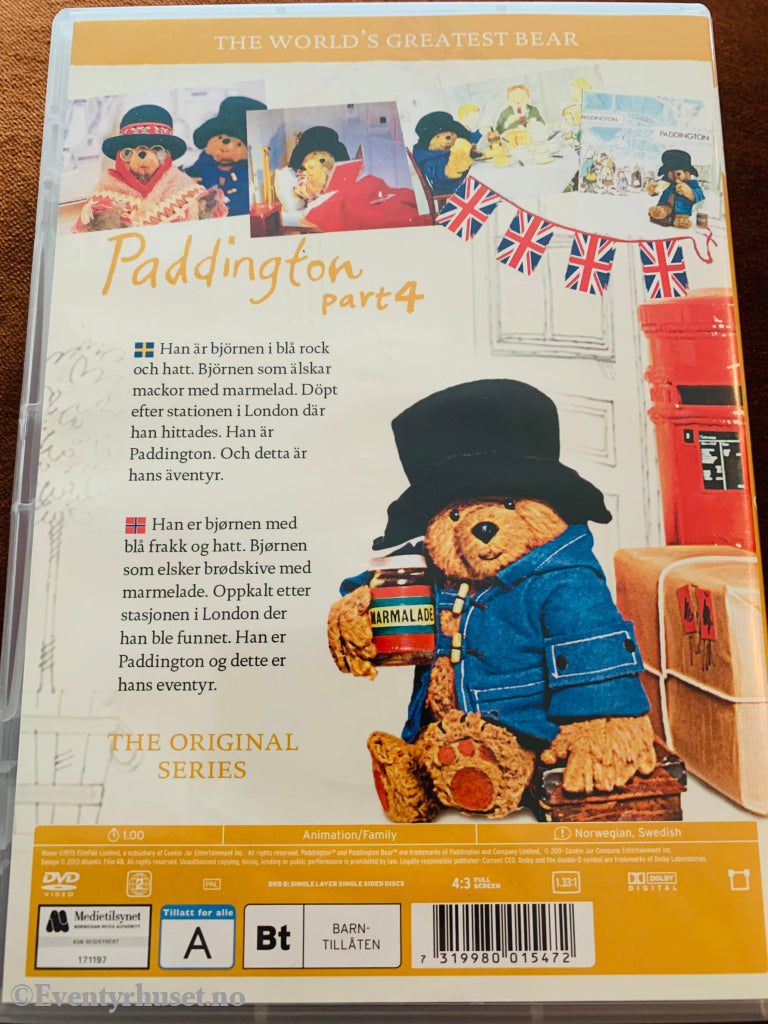 Paddington. Vol. 4. 1975. Dvd. Dvd