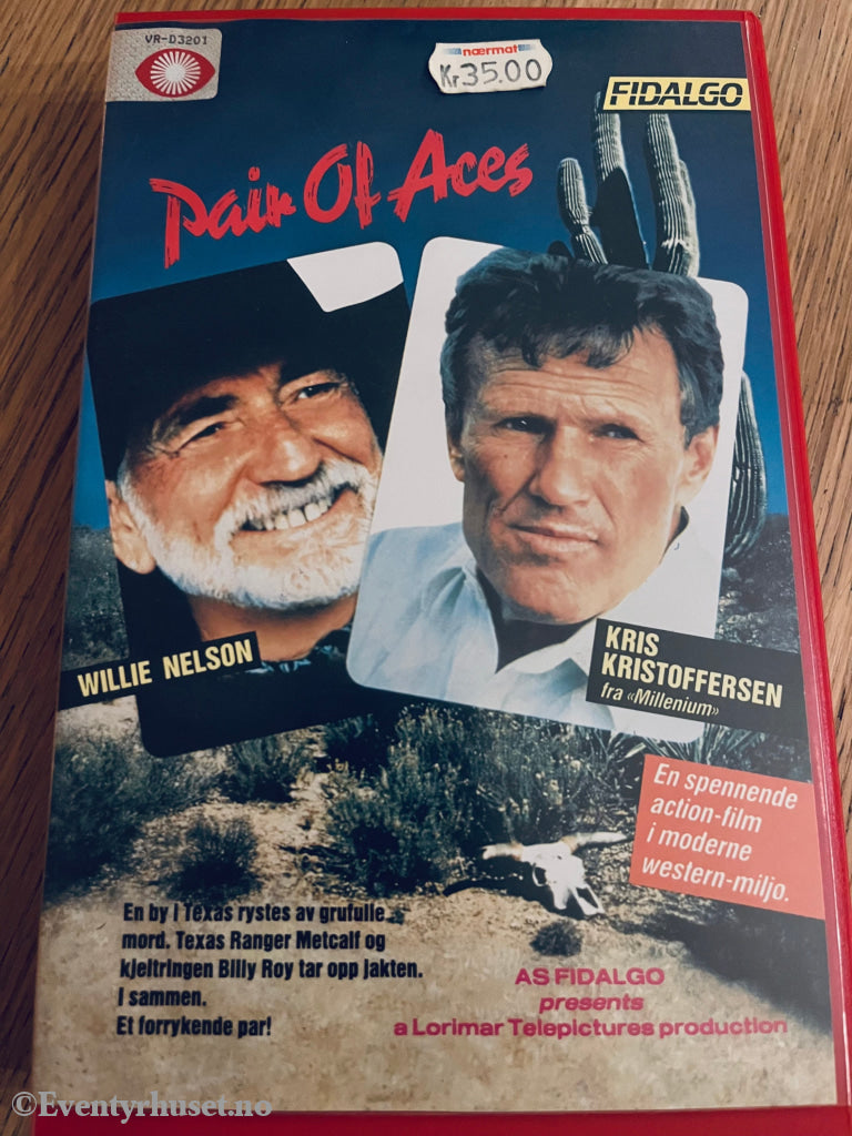 Pair Of Aces. 1990. Vhs Big Box. Box