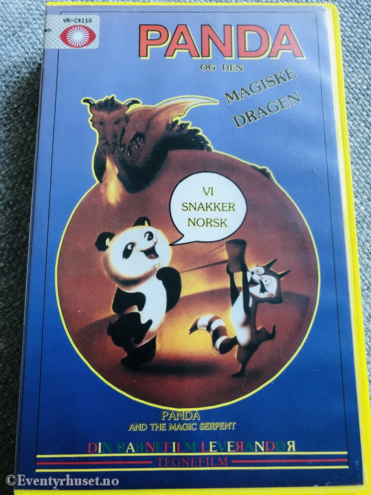 Panda Og Den Magiske Dragen. Vhs Big Box.
