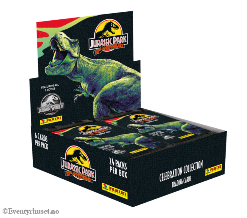Panini Jurassic Park 30Th Anniversary. En Pakke Samlekort. Ny Og Uåpnet! Samlekort