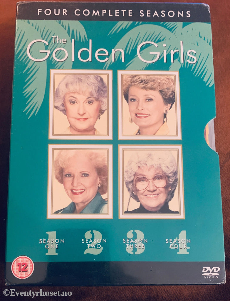 Pantertanter (The Golden Girls). Komplett 4 sesonger. DVD samleboks. Ny i plast!