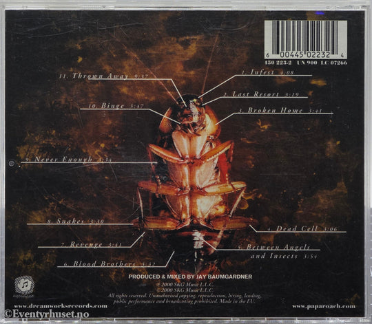 Papa Roach. 2000. Infest. CD.