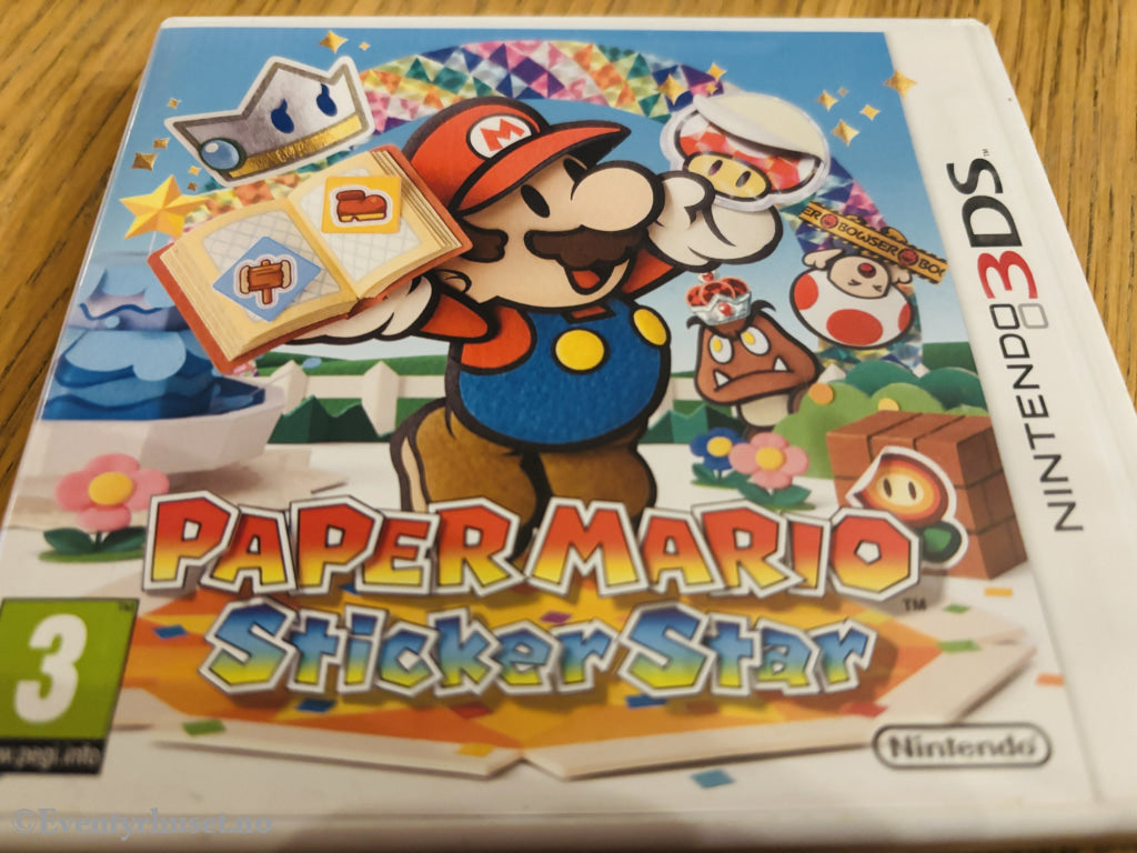 Paper Mario: Sticker Star . Nintendo 3DS.