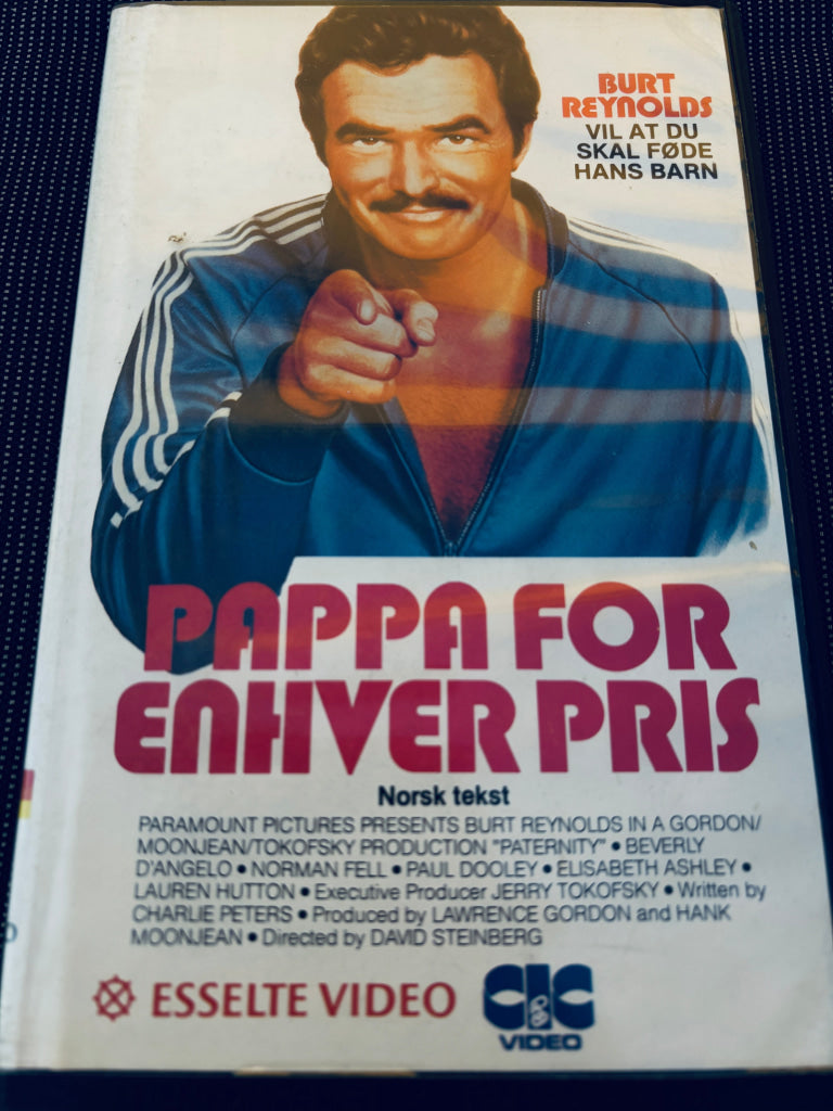Pappa for enhver pris. 1982. VHS Big Box. VHS