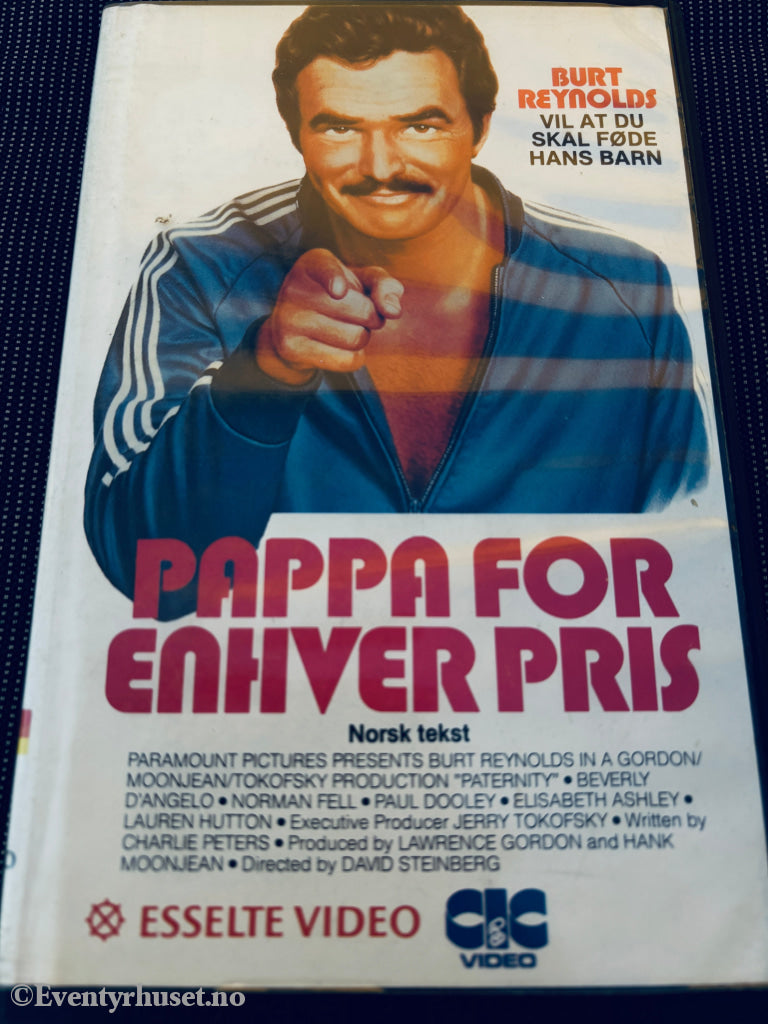 Pappa for enhver pris. 1982. VHS Big Box. VHS