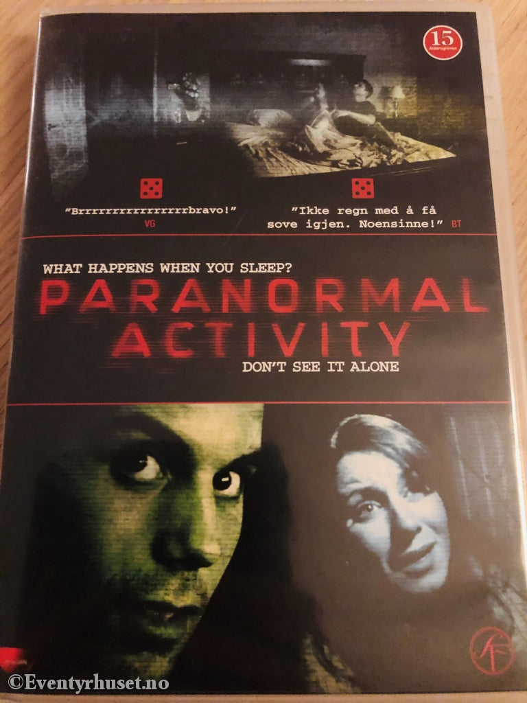 Paranormal Activity. 2007. Dvd. Dvd