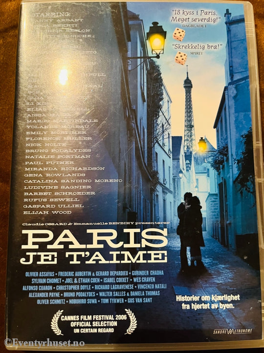Paris Je Taime. 2006. Dvd. Dvd