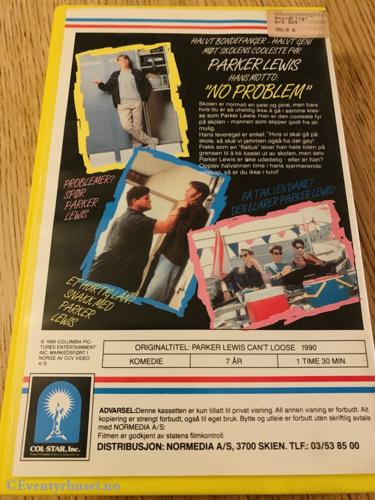 Parker Lewis Vinner Alltid. 1990. Vhs Big Box.