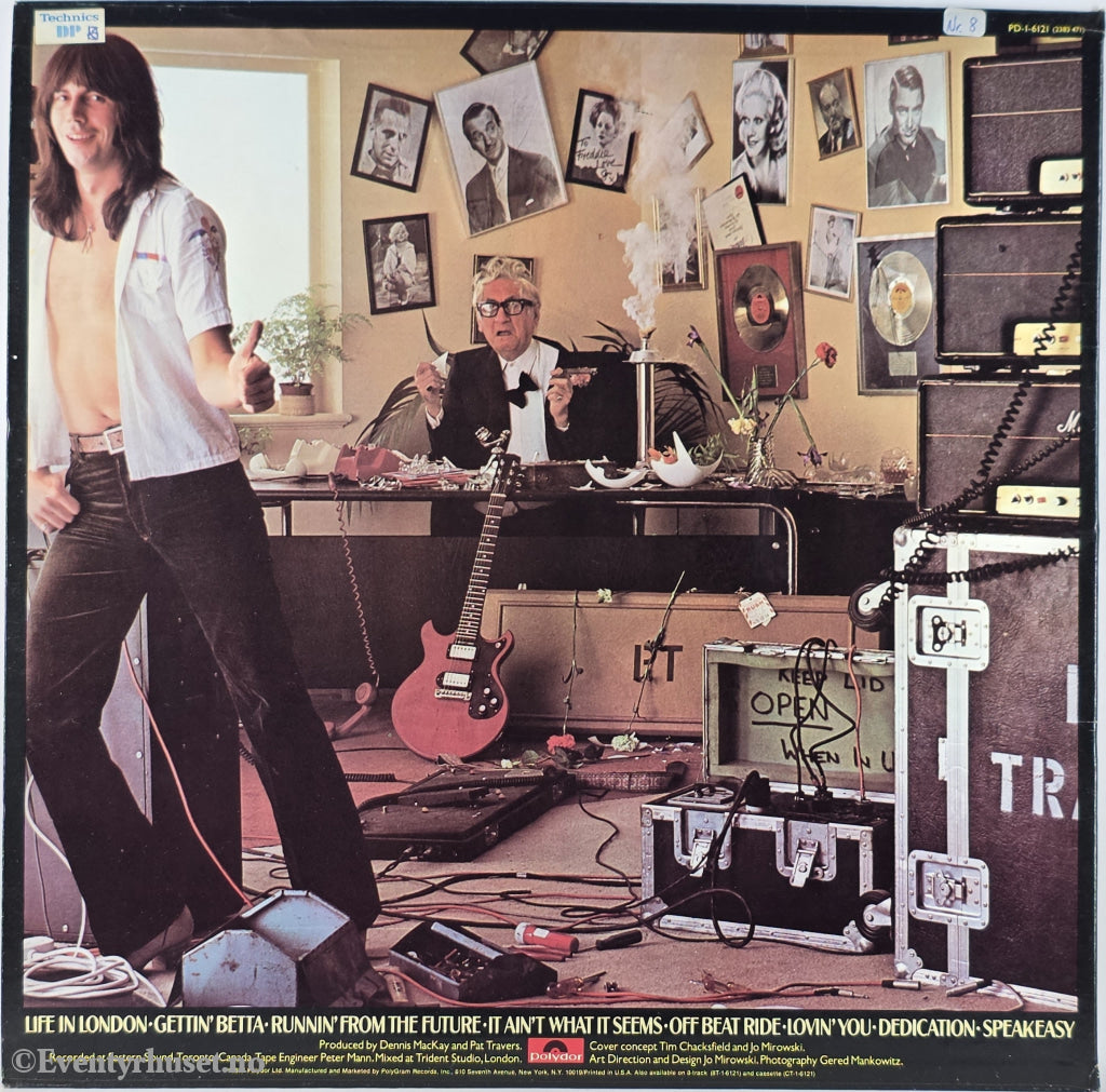 Pat Travers. 1978. Putting It Straight. LP.