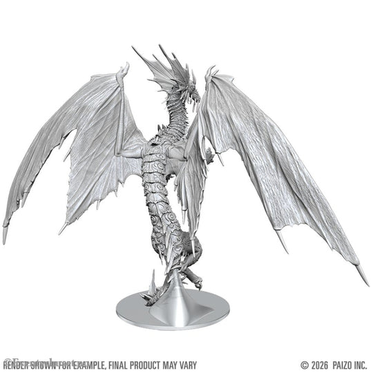 Pathfinder Deep Cuts Unpainted Boxed Miniature Adult Mirage Dragon 23 cm Games