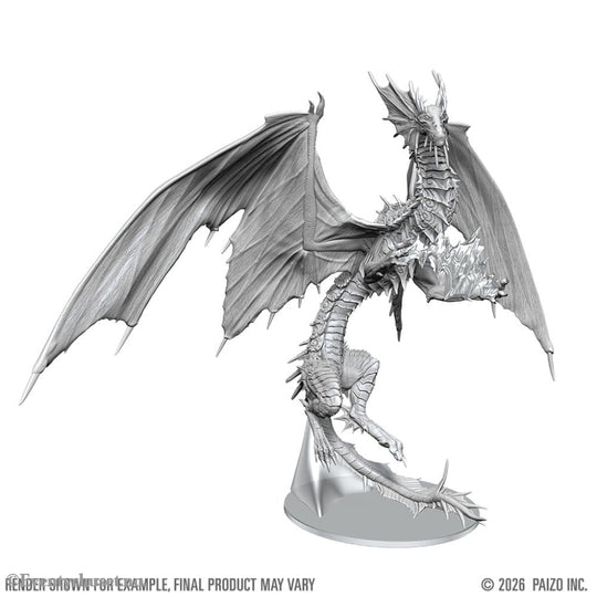 Pathfinder Deep Cuts Unpainted Boxed Miniature Adult Mirage Dragon 23 cm Games