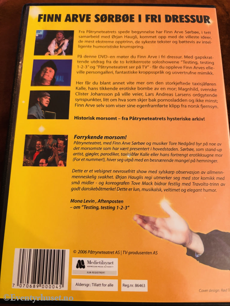 Påtryneteatret: Taxi Kalle (2003). DVD.