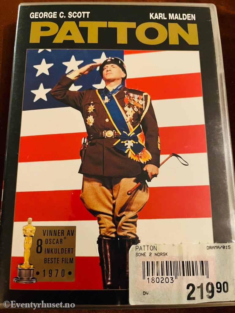 Patton - Menneske Og Soldat. 1970. Dvd. Dvd