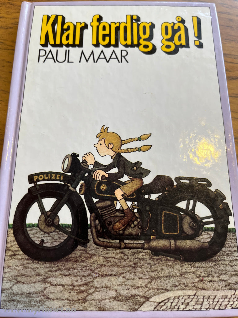 Paul Maar. 1977. Klar ferdig gå! Bok.
