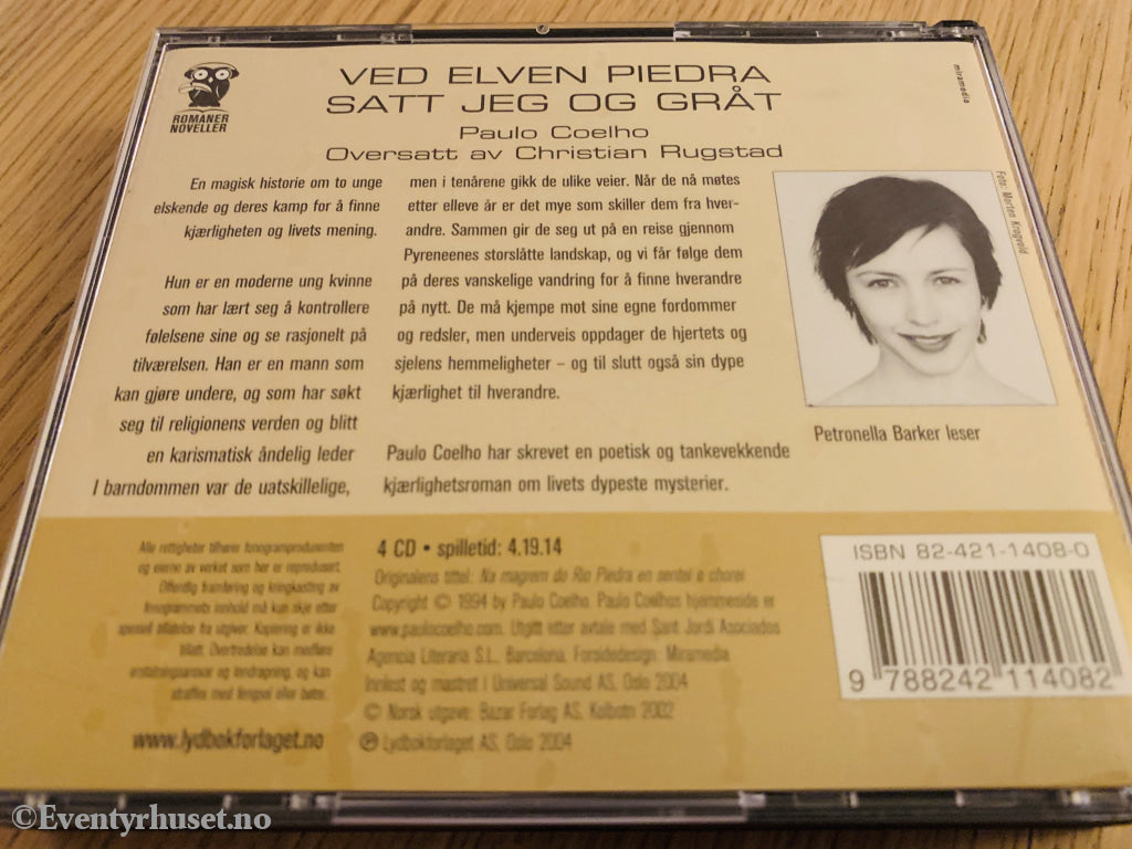 Paulo Cohelo. 1994/04. Ved Elven Piedra Satt Jeg Og Gråt. Lydbok På 4 Cd.