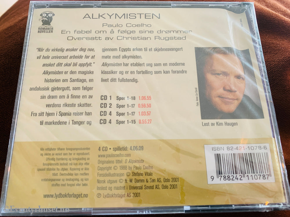 Paulo Cohelo. Alkymisten. Lydbok på CD. Ny i plast!