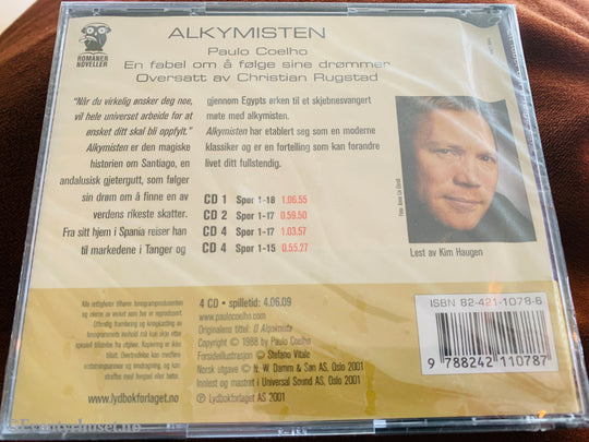 Paulo Cohelo. Alkymisten. Lydbok på CD. Ny i plast!