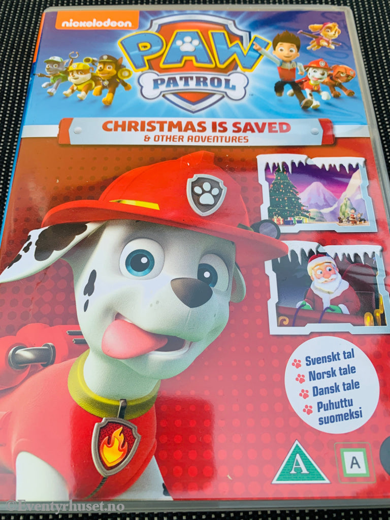 Paw Patrol - Julen er reddet & andre eventyr. DVD. DVD