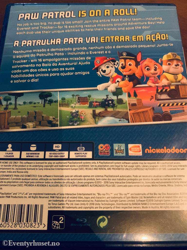 Paw Patrol: On a Roll!. Playstation PS4-spill.