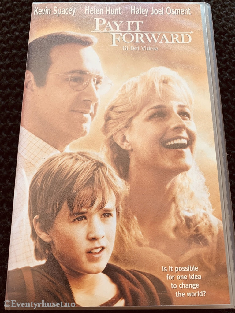 Pay It Forward - Gi Det Videre. 2000. Vhs. Vhs