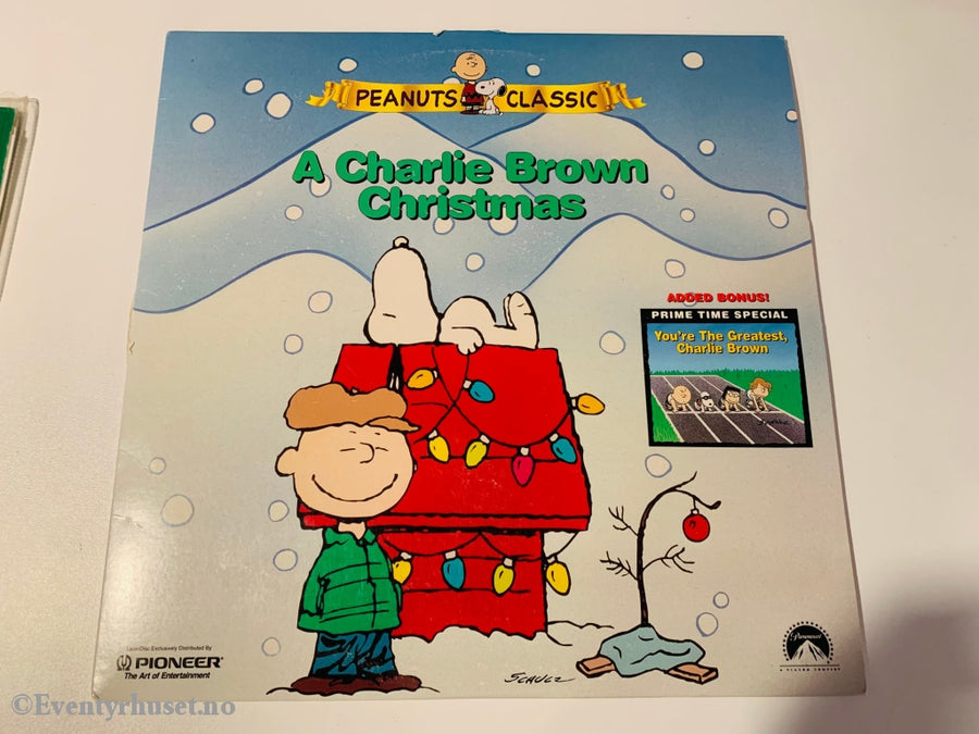 Peanuts A Charlie Brown Christmas. Laserdisc. Eventyrhuset