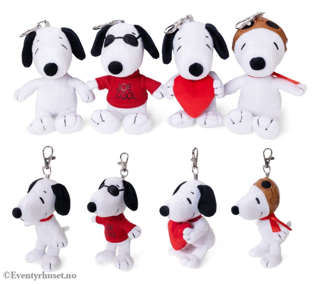Peanuts Keychains Set Snoopy 10 cm (12) Fashion & Accessories