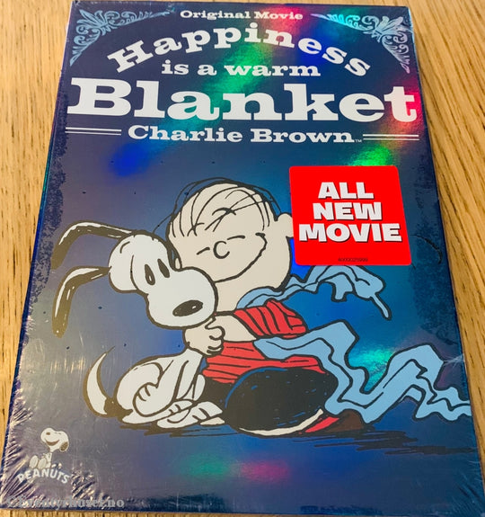 Peanuts (Knøttene). Happiness Is A Warm Blanket Charlie Brown. Dvd Slipcase Ny I Plast!