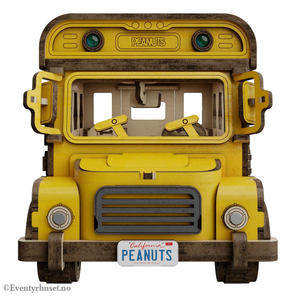 Peanuts Puremind Construction School Bus Toys