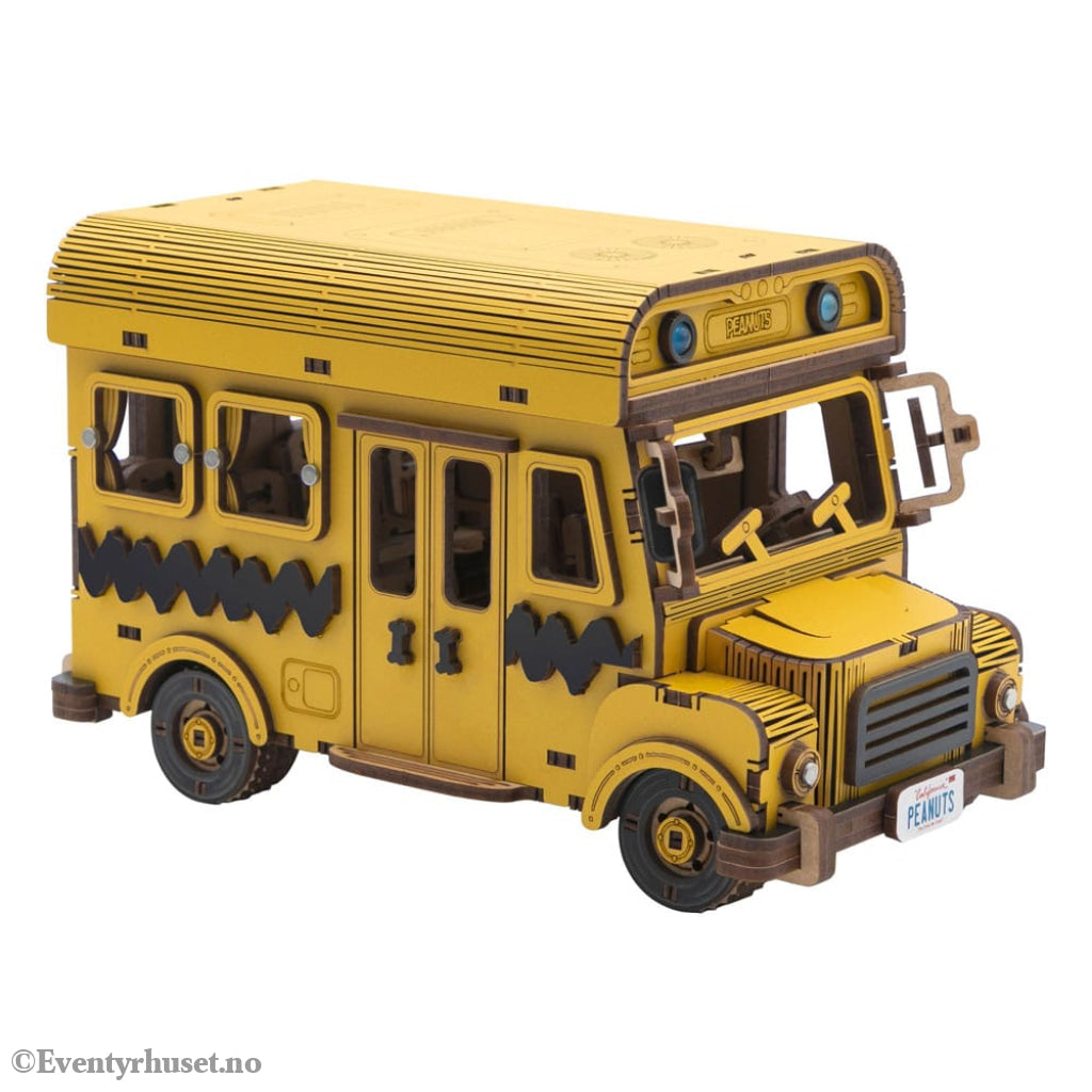 Peanuts Puremind Construction School Bus Toys