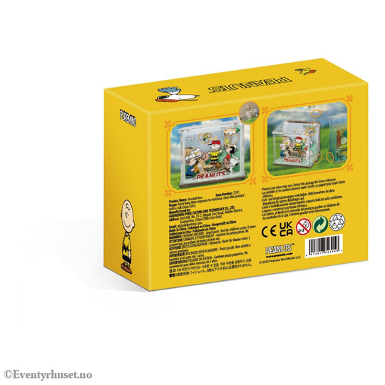 Peanuts Puremind DIY Construction Mini Scene Baseball Time Toys