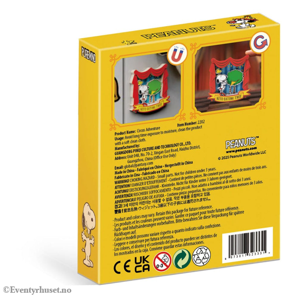 Peanuts Puremind Magnet Circus Adventure Toys